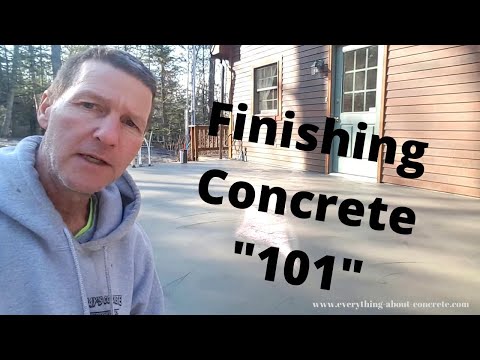 Concrete Finishing Tips | Pouring And Finishing A Small Concrete Floor