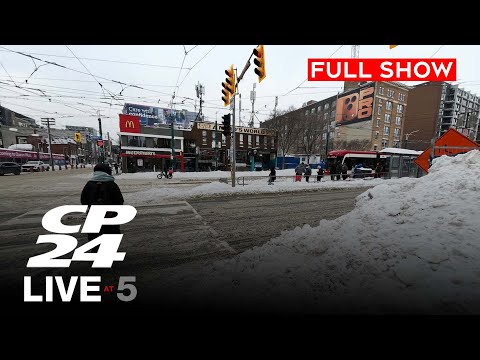 Complaints for snow removal persist days after major snowstorm | CP24 Live at Five for Jan. 28 2026