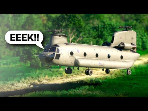 First Time Flying The Chinook - Miltech Simulations CH47D for MSFS
