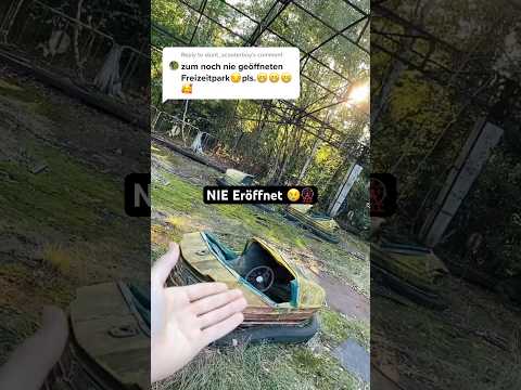 Ich Erkunde einen NIE geöffneten FREIZEITPARK! (Pt.2) 🤯🎡