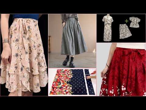 ✅5 beautiful and easy-to-sew skirt styles you shouldn't miss