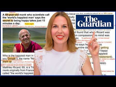 If You Can Understand This Advanced News Article, Your English is Excellent!