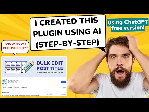 How to Create Plugin in WordPress With AI (Using FREE Tools !!!)