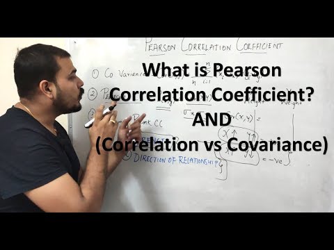 Statistics- What is Pearson Correlation Coefficient? Difference between Correlation and Covariance