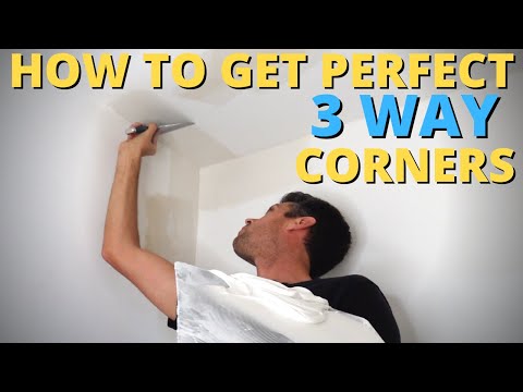 Pro Drywall Tip for PERFECT INSIDE CORNERS!!!
