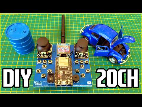 ESP-NOW 20 Channel Remote Control with ESP32 – Assembly, Code and RC Modeling Tips @JLCPCB