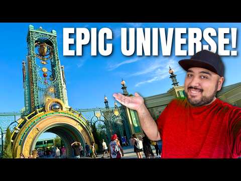 UNIVERSAL EPIC UNIVERSE 2025! Our First Time Experience & REACTIONS! Best In The World?!