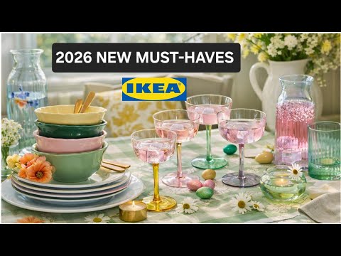 Whats new at IKEA January 2026 MUST-HAVE items 😀 🛒🛍 Spring Collection 🌱