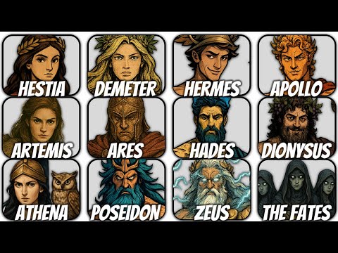 12 Most Powerful GREEK GODS [EXPLAINED]