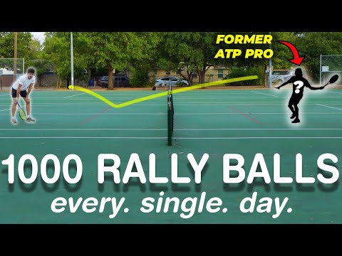 I Hit 1000 Rally Balls Every Day for 1 Week (With Former ATP Pro)