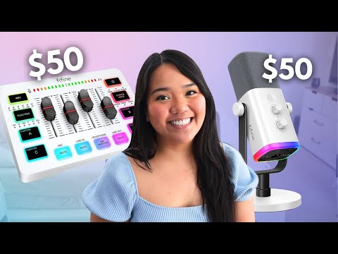 Fifine AM8 and SC3: The BEST Budget Mic and Audio Mixer Combo
