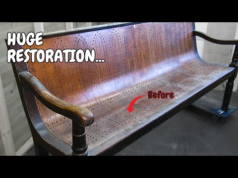 Filthy Bentwood Bench Restoration