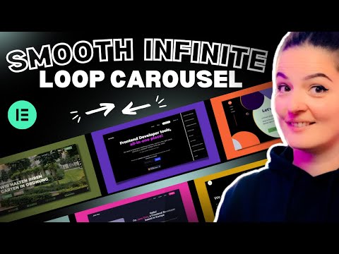 Elementor smooth infinite loop image carousel - FREE & PRO options