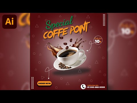 Designing a Professional Social Media Post adobe Illustrator - Tutorial @techtemples