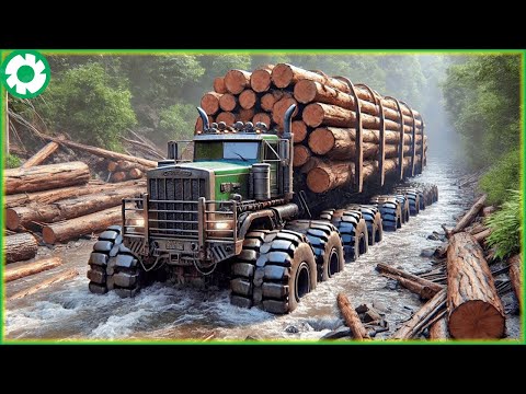 Extreme Dangerous Fastest Big Chainsaw Cutting Tree Machines | Biggest Heavy Machinery Machines #2