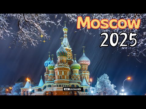 Moscow Russia 🇷🇺 Christmas Magic in Moscow’s Red Square: A Stroll Through the Heart of Winter!🎄🎅