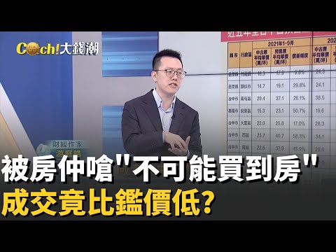 買價竟比銀行鑑價低?屋主狠打房仲臉?屋主缺錢"成交低於銀行鑑價"? 房市續凍中?│20251203│Catch大錢潮 feat.游庭皓