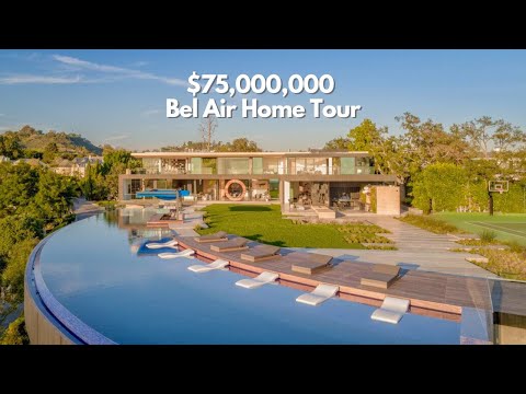 Inside a PREPOSTEROUS $75 Million Bel Air Masterpiece | Los Angeles Home Tour