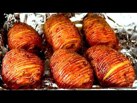 How to make HASSELBACK POTATOES recipe (Baked Potato)
