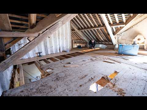 Transforming a 200 year old Chateau Coach House into Dream Workshop