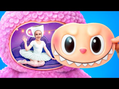 Ballerina Cappuccina proti Obří Squid Game Panence - hra na schovávanou v krabicích!