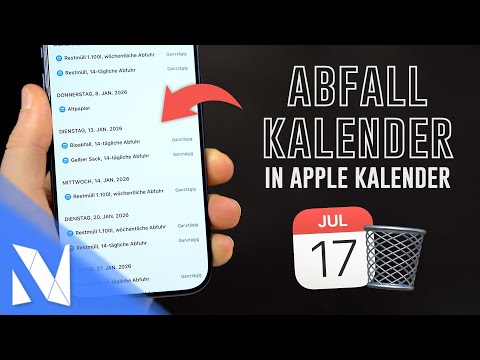 Müllkalender 2026 in Apple Kalender hinzufügen (Regionaler Abfallkalender) 🗑️ | Nils-Hendrik Welk