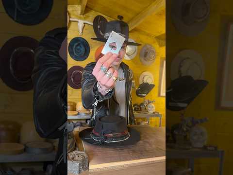 “HUSK THE BARTENDER” Custom hat for a bartender. Creation process. #whyhats #handmade #cowboys