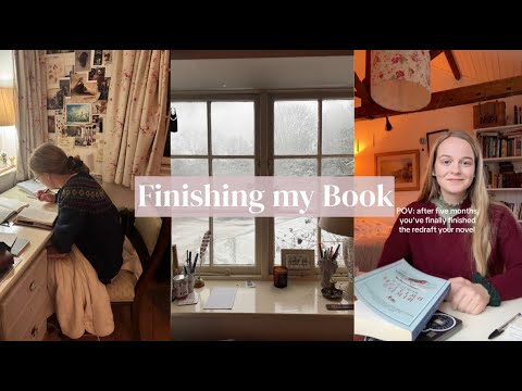 Finishing my Book (finally!) *writing vlog*