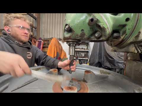 The baler flywheels keep coming! and altering some tractor wheel centres