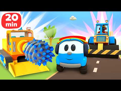 🚚 Лёва Грузовичок | Развивающие мультики про машинки | 20 минут подряд