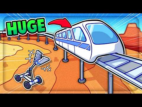 I Built a MONORAIL Using a ROVER