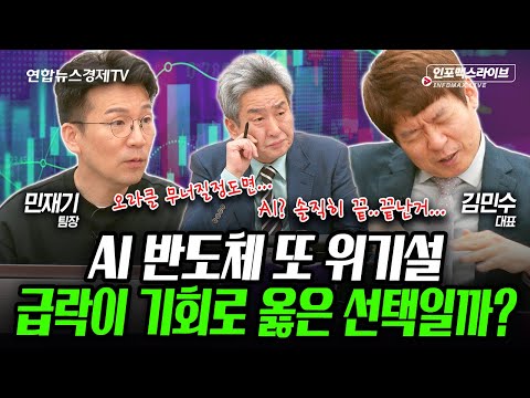 AI 반도체 또 위기설...기회로 옳은 선택일까? (김민수, 민재기) | 인포맥스라이브 251215