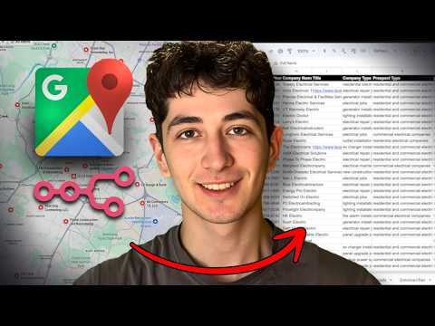 how I scrape leads from google maps for free