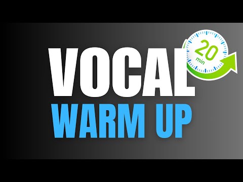 20 MINUTE Vocal Warm Up for Guys [ADVANCED Exercises]