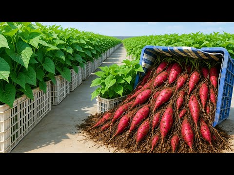 Grow Sweet Potatoes in Plastic Tubs | Big & Many Roots
