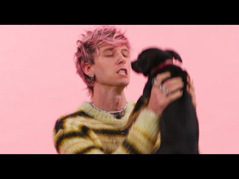 MGK Plays With Puppies While Answering Fan Questions