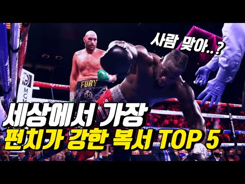 주먹이야? 철퇴야 !!? 지구 역사상 가장 펀치가 강한 복서 TOP 5 ㄷㄷ