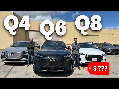 Audi Electric lineup: Q6 vs Q8 vs Q4! Which is better?