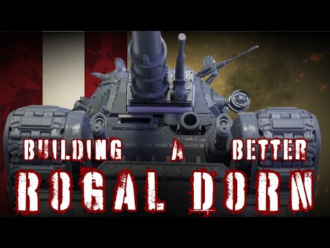 Building a Better Rogal Dorn! Converting a Krieg Rogal Dorn Tank Commander