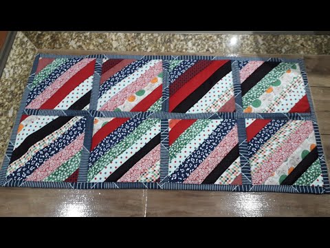 Tapete passo à passo,  aproveitamento retalhos