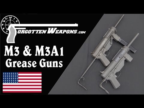 M3 and M3A1 Grease Gun SMGs