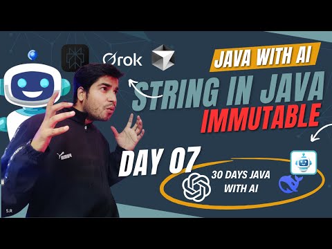 Day 7 || String in  JAVA || Special Immutable  String || Java With Ai