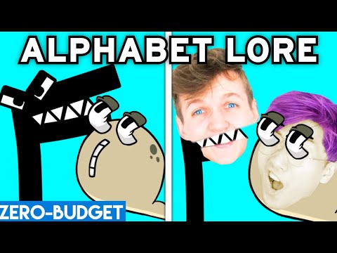 YOUTUBE WITH ZERO BUDGET! *COMPILATION* (ALPHABET LORE, SPONGEBOB, RAINBOW FRIENDS, & MORE)