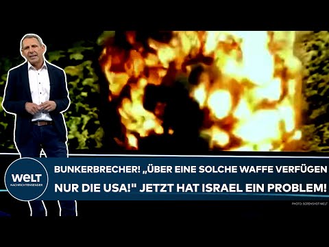 NAHOST: "Bunkerbrecher! Über eine solche Waffe verfügen nur die USA!" Jetzt hat Israel ein Problem!