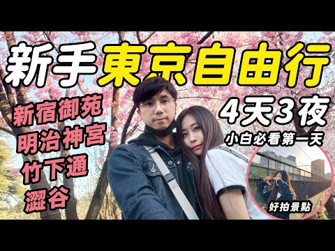 新手小白必看 I 東京自由行 四天三夜 第一天行程 新宿御苑、明治神宮、竹下通、澀谷【比比 BeBe】