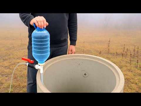 Simple idea how to make a manual water pump that works without power and without fuel.