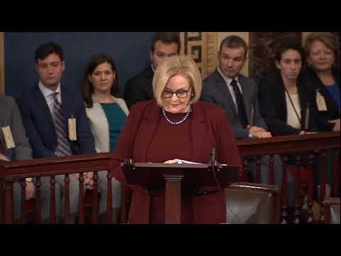 McCaskill Delivers Farewell Speech on Senate Floor