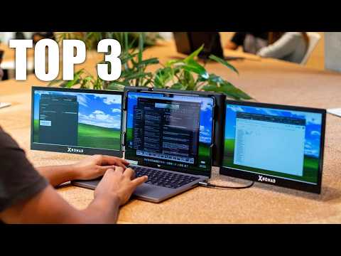 Top 3 des Meilleurs Triple Moniteur Portable ! (pour extension d’écran)