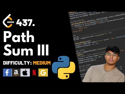 Path Sum III | Leet code 437 | Theory explained + Python code
