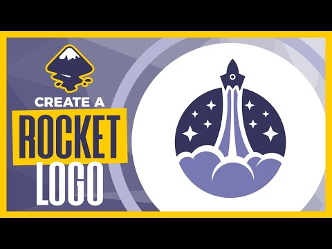 Inkscape Tutorial: Rocket Logo Design